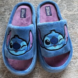 Disney Stitch Kids Blue and Purple Slippers